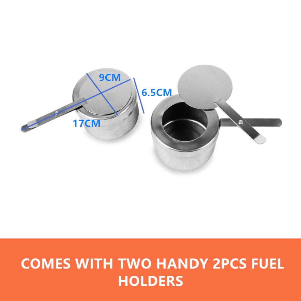 9L Chafing Dish Set Buffet Pan Bain Marie Bow Stainless Steel Food Warmer (3x3L) — image 6