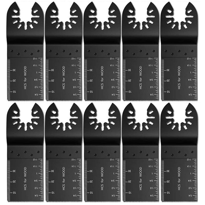 10 Pcs High Carbon Steel Saw Blades, 34 mm