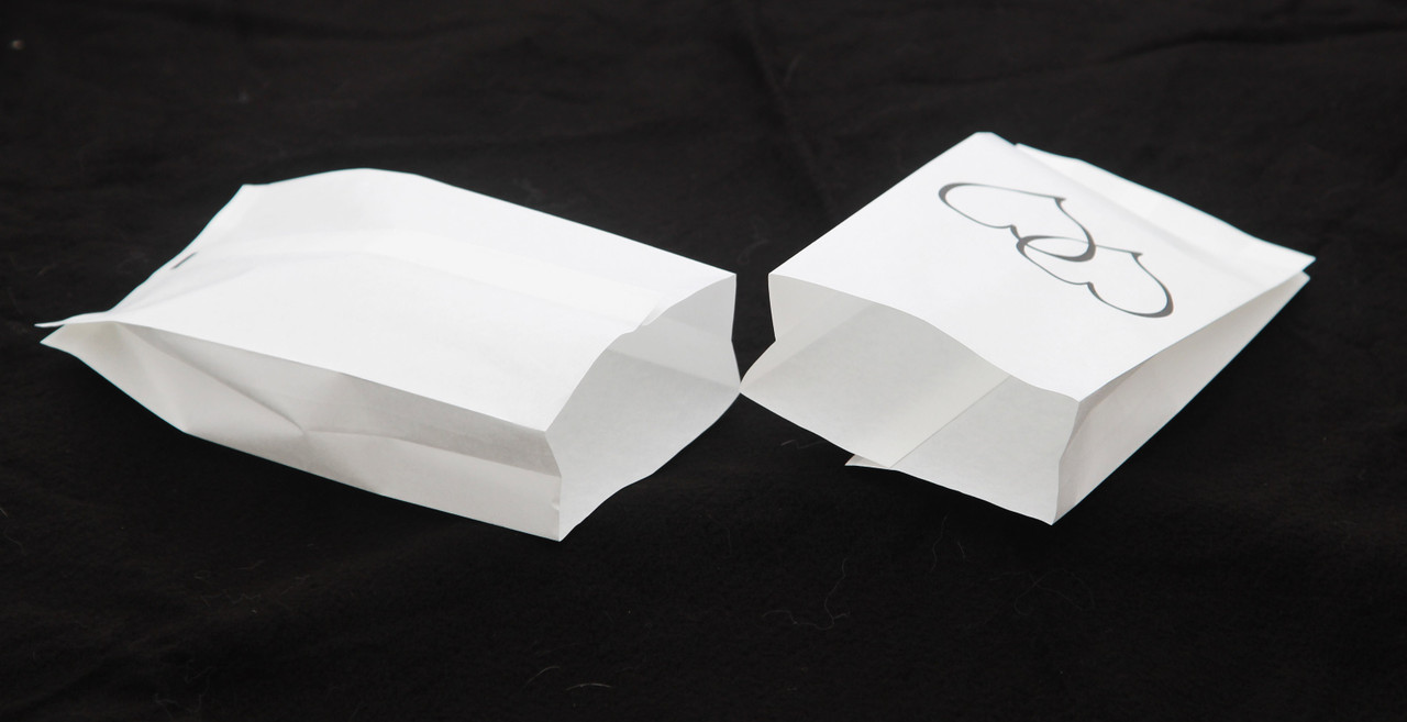 200 Pack Wedding Cake Bags Greaseproof Wax Paper Slice Take Home Favour Large Heart โ image 3