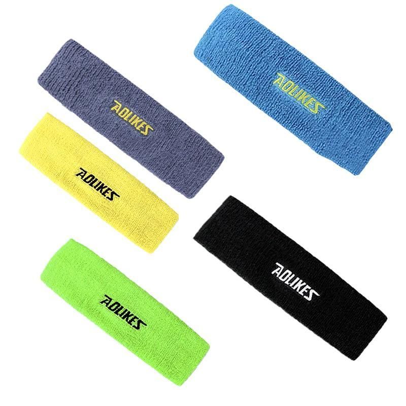 Aolikes Headbands Sweatband Cotton Hair Gym Yoga Stretch Sport Sweat Band - Blue โ image 6