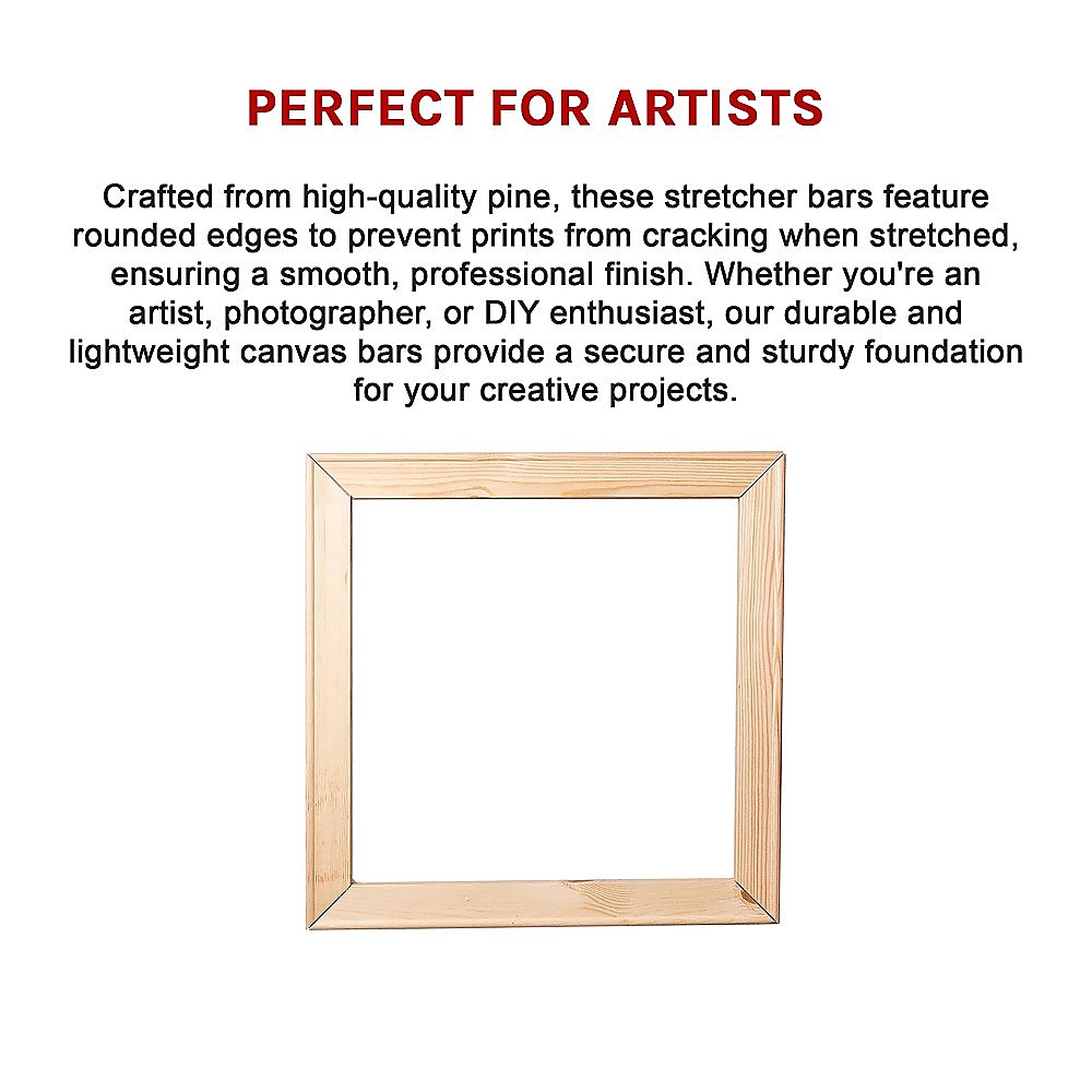 50x Canvas Stretcher Bars Frames Pine Wood — image 6
