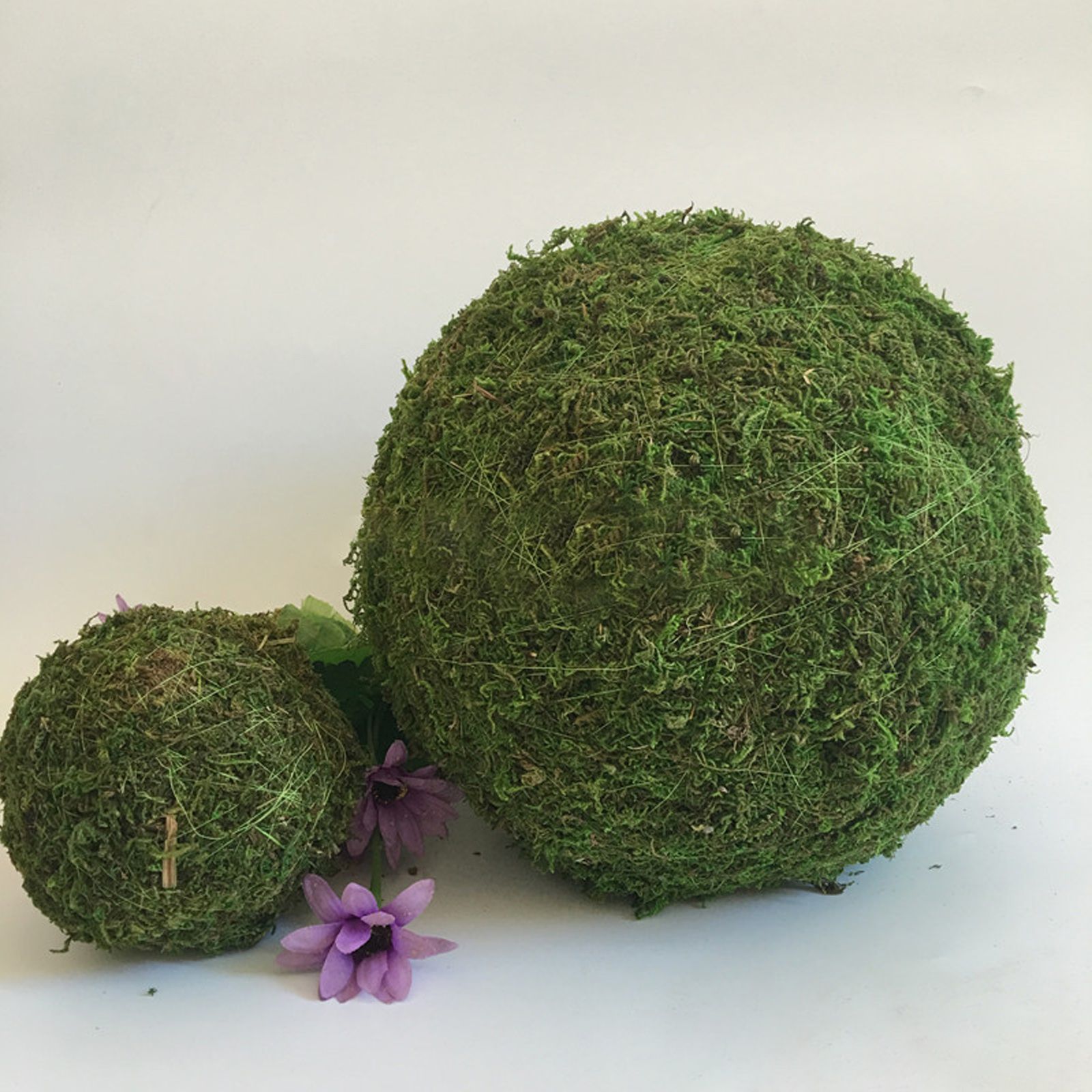 6pcs Moss 10cm Green Vase Bowl Filler Balls for Christmas Tree Garden Weddings Home Party Decor โ image 2