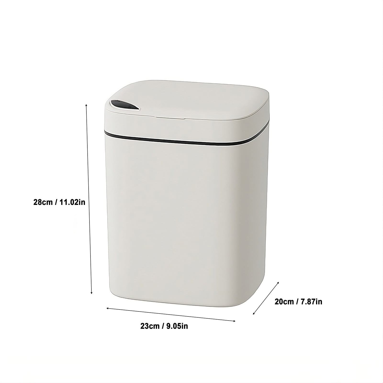 Touchless Bathroom Trash Can.6 Gallon Automatic Motion Sensor Rubbish Can with Lid Water Proof Narrow Small Garbage Bin,Garbage Can,Cleaning Supplies โ image 3