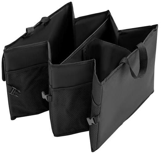 Foldable Car Trunk Bag Organiser, Portable Boot Storage Box for Groceries Tools and Travel Items, Polyester, Black โ image 2