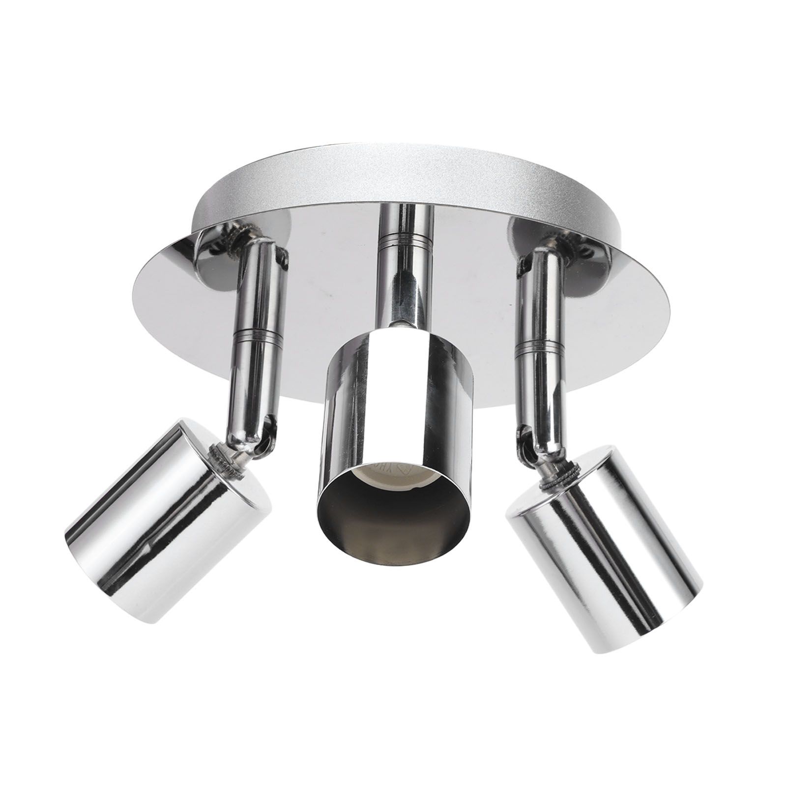 Lamp Holder 3 Head Circle Shape Modern Simple GU10 Base Flexible Rotation Light Holder for Bedroom 85‑265V — image 4
