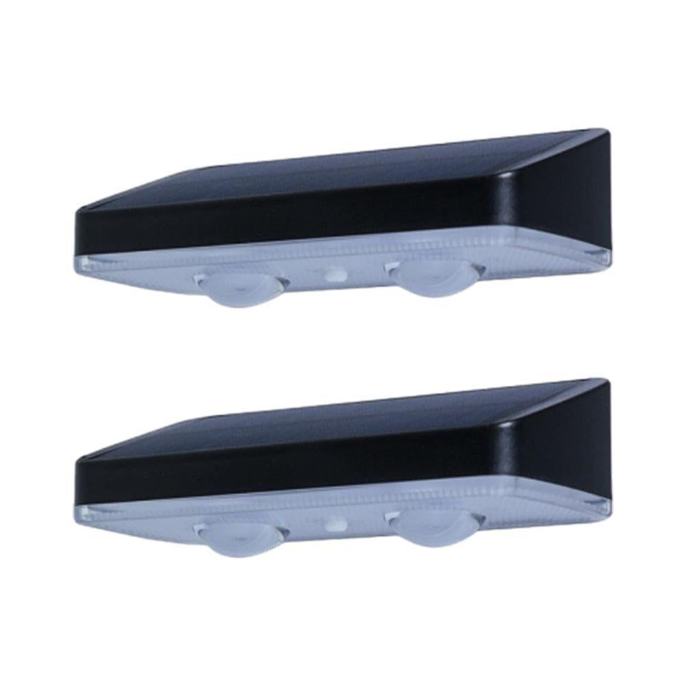 2Pcs Solar Fence Wall Lights Outdoor Deck Lights Step Light Garden Decor — image 6