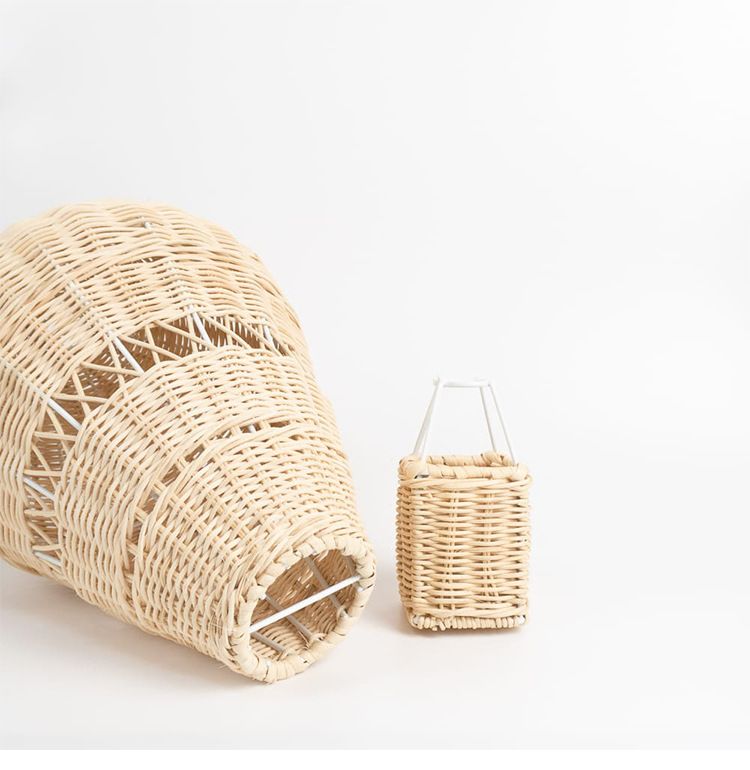 Handwoven Rattan Balloon Model Ornament Photo Props for Baby Room Decor Hanging Versatile DIY Party Decoration