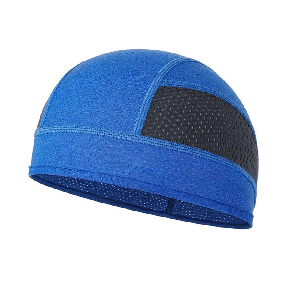 Skull Cap Helmet Liner - Cycling & Motorcycle Cap for Under Helmet Use Blue — image 3
