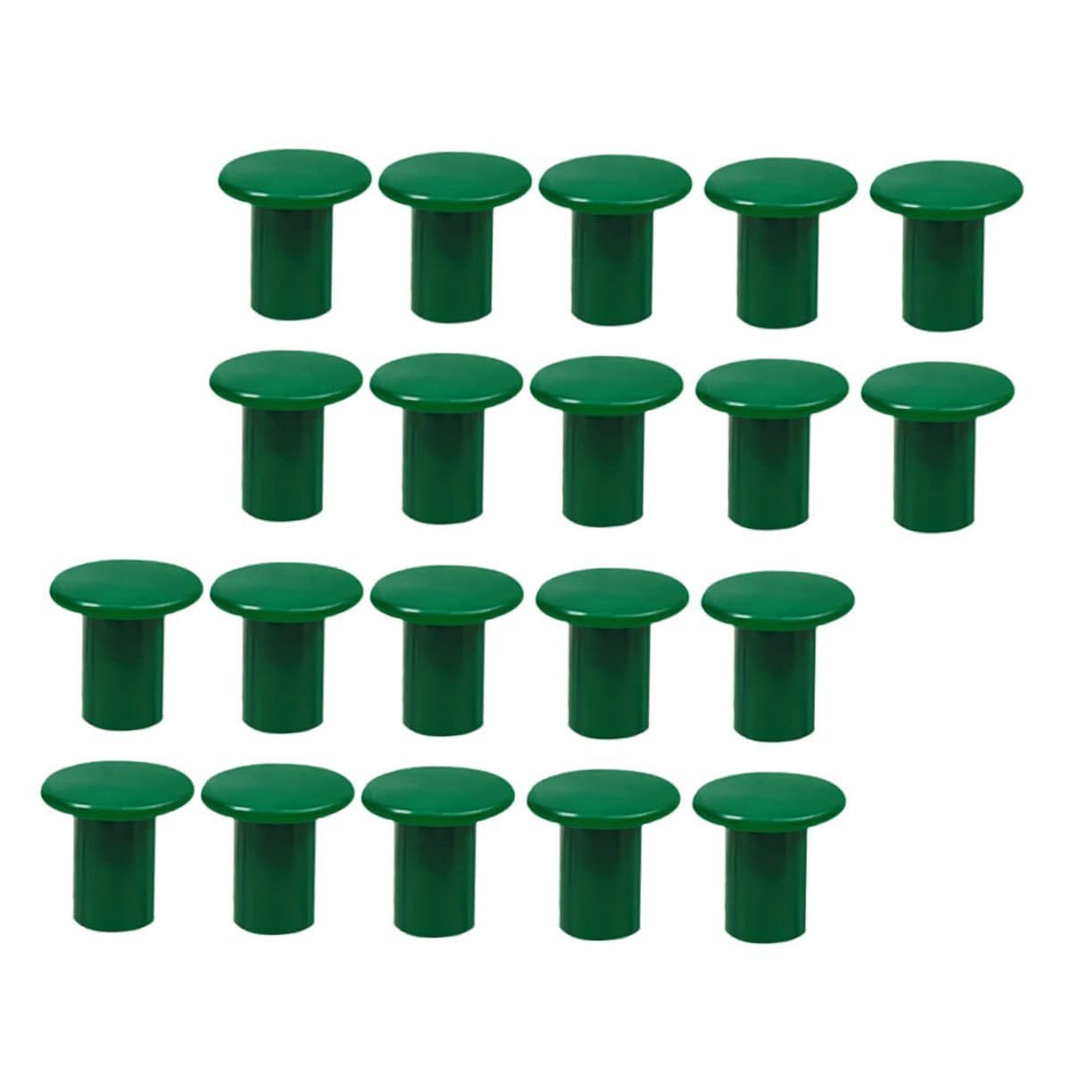 50pcs Garden Pole Set Cane Sleeve Covers Outdoor Garden Cane Caps Cane Topper Protectors Protective Caps Plastic Cane Caps