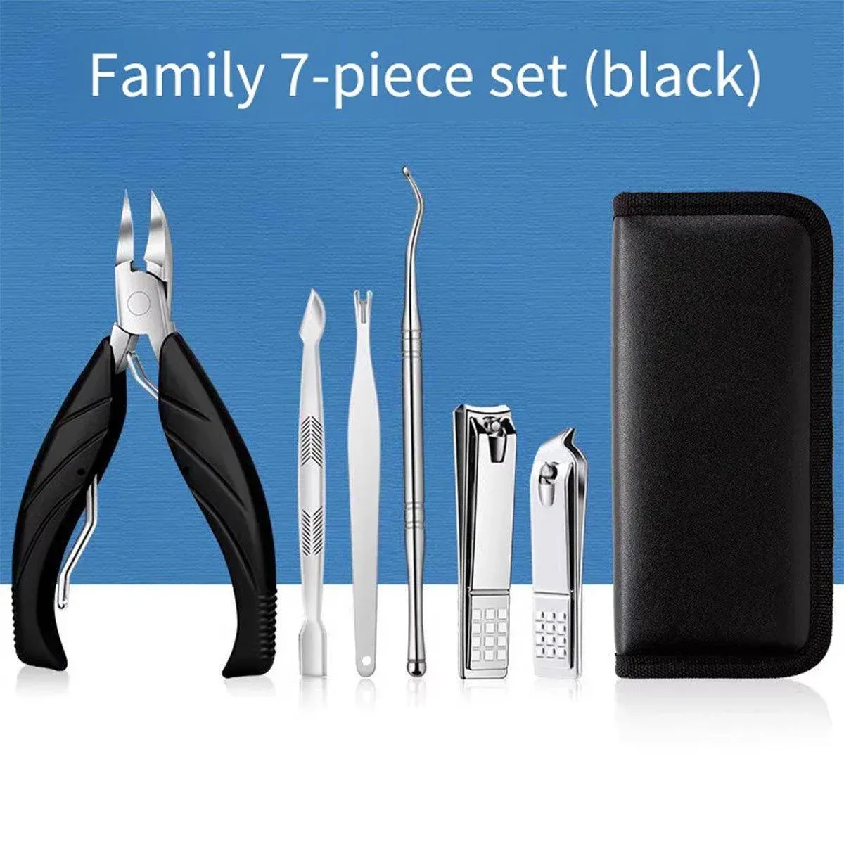Professional Nail Clippers Set Manicure Pedicure Kit Stainless Steel Tools — image 4