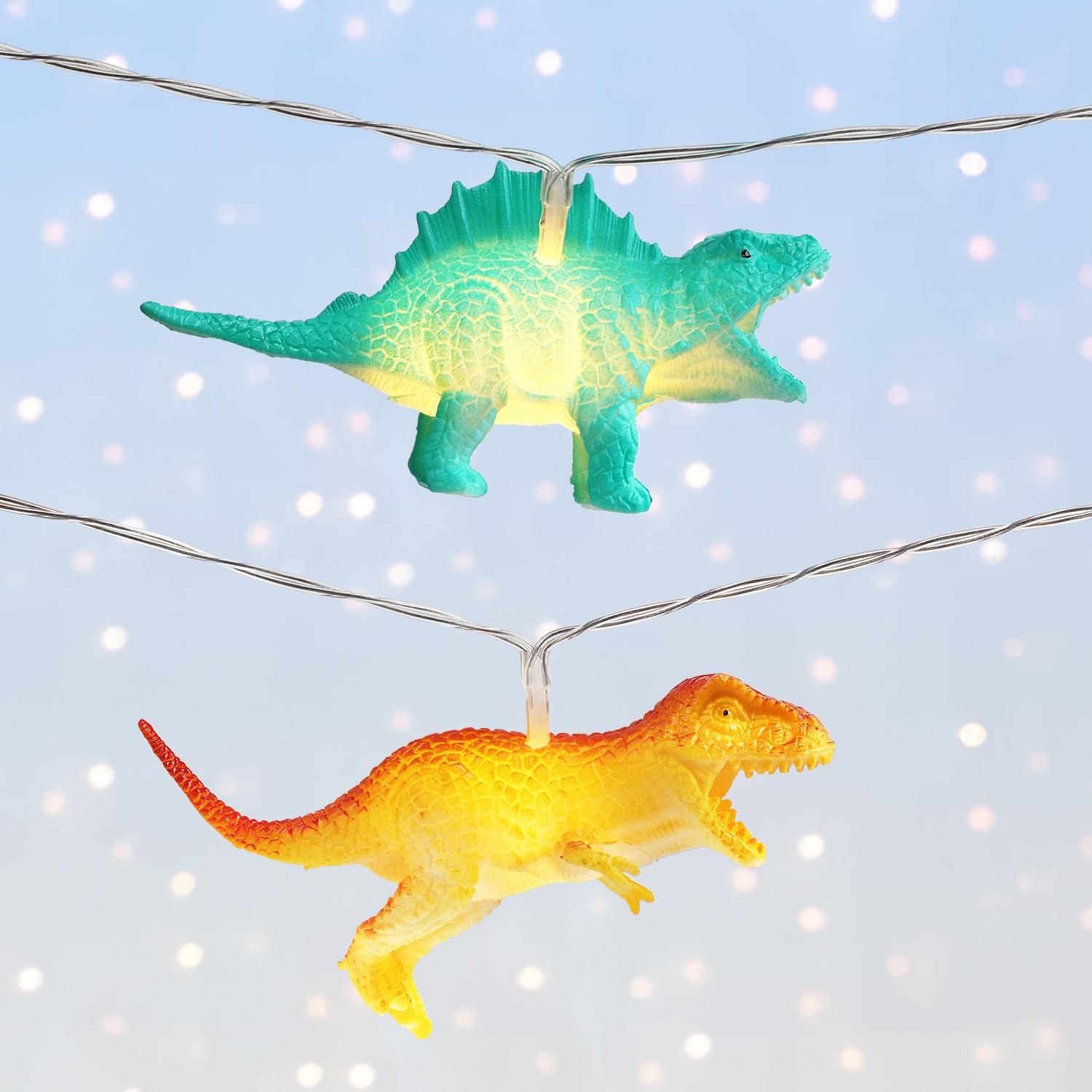 2 Meter 10 LED Fairy Lights Dinosaur String Light Decorative Lamp Party Fun Night Light Children's Room Decoration โ image 6