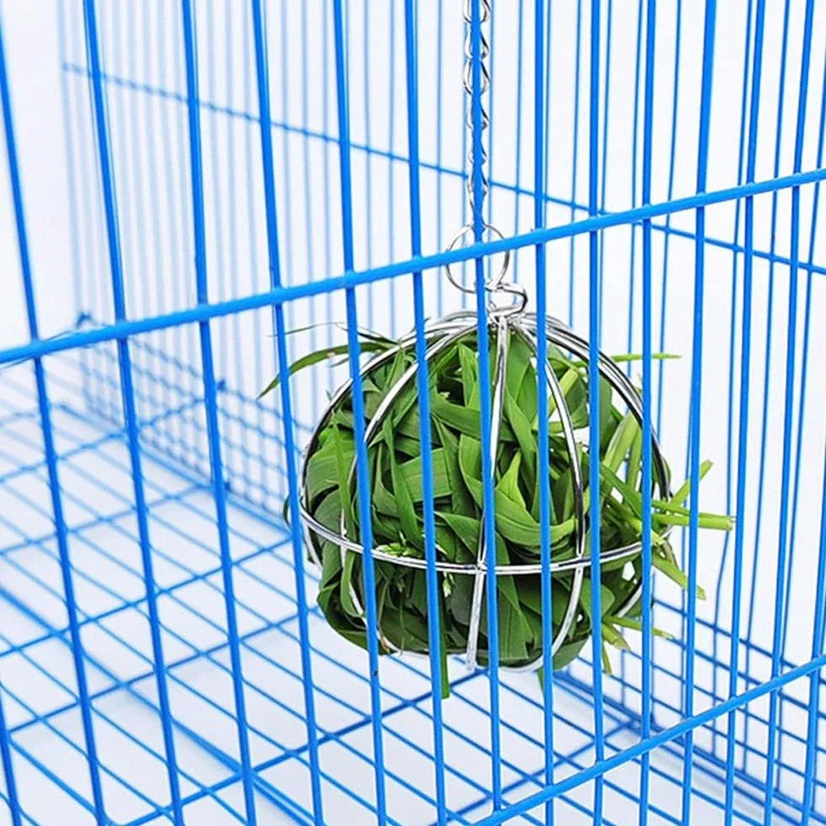 Rabbit Grass Balls Hangable Feeding Rack for Small Animals Chew Toys and Snacks — image 5