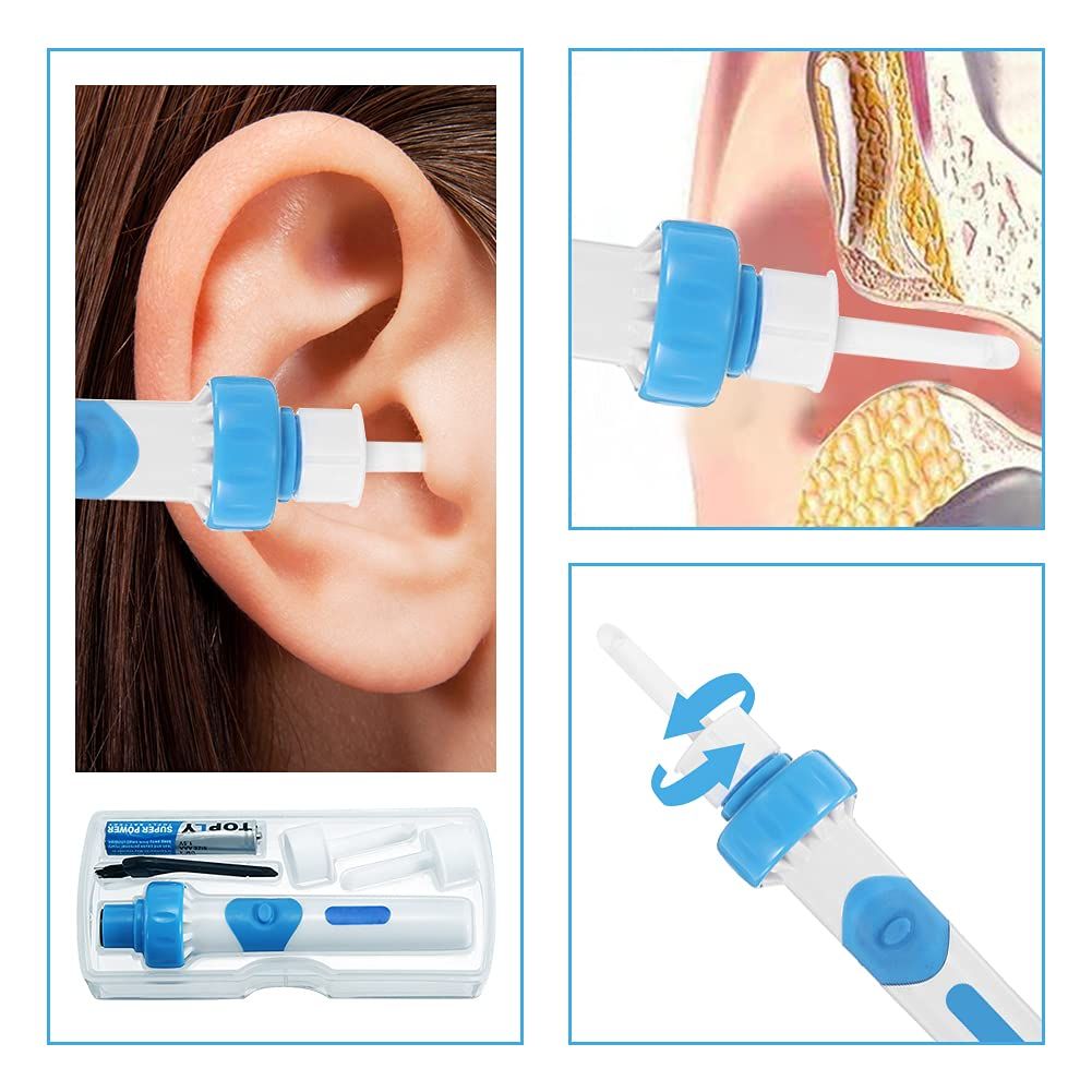 Earwax Removal Kit, Ear Cleaner, Portable Automatic Electric Vacuum Ear Wax, Safe and Comfortable Easy Earwax Remover Soft Prevent โ image 5