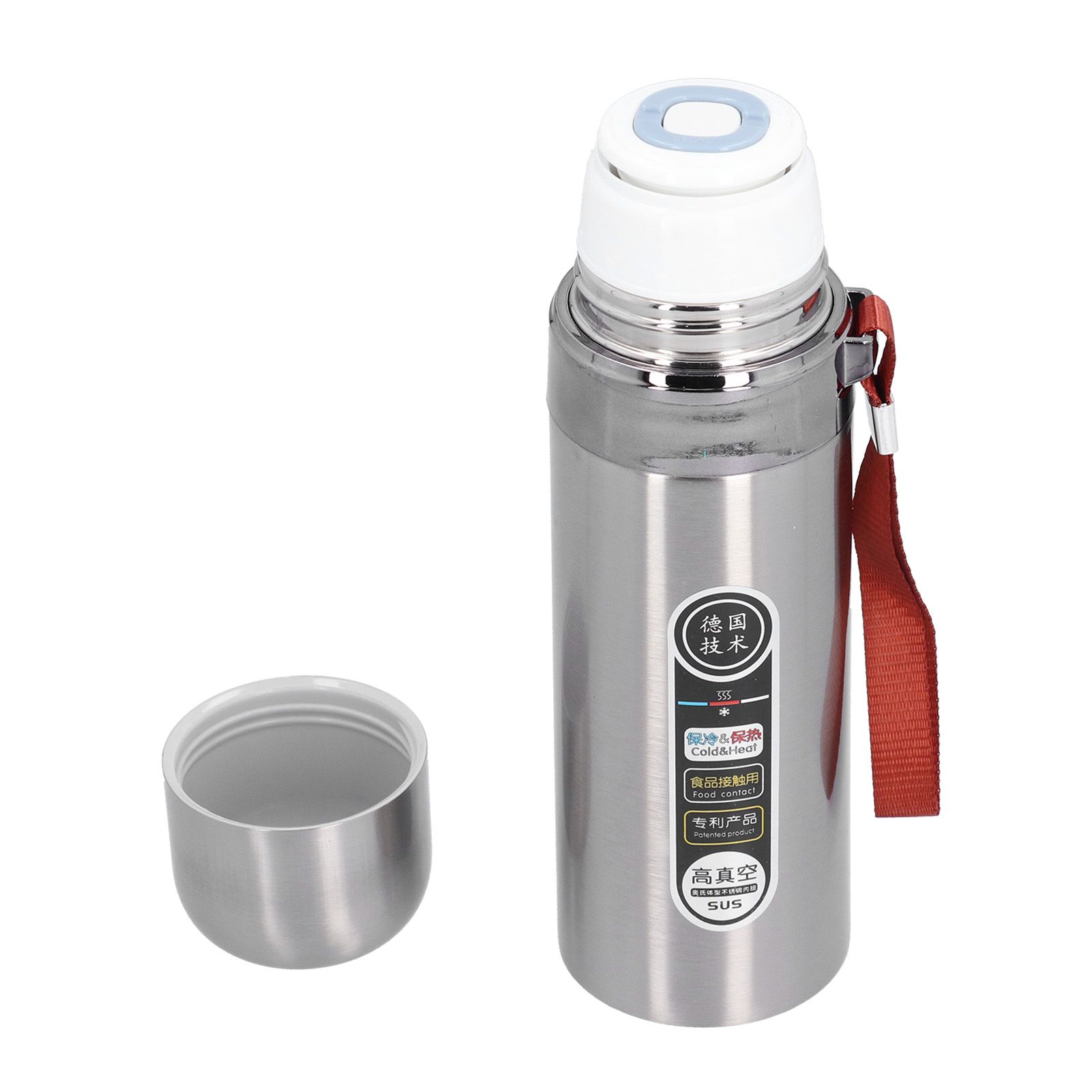 Thermal Cup 500ml 304 Stainless Steel Portable Tea Bottle for Home Travel Camping β image 2
