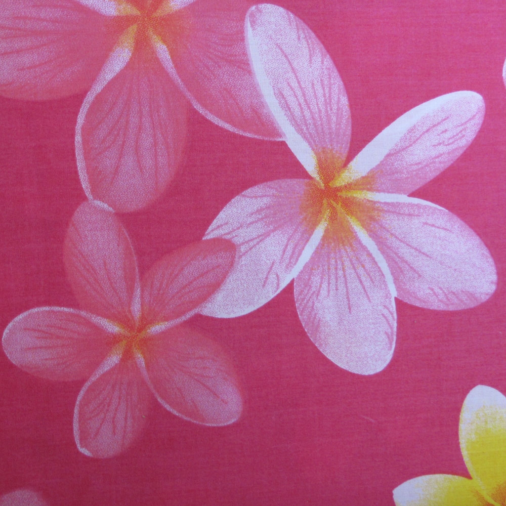 225TC Polyester Cotton Frangipani Jungle Pink Quilt Cover Set King — image 3