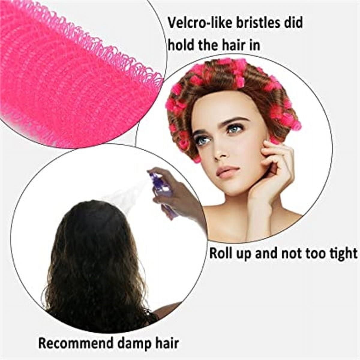 Self Grip Small Hair Curlers,Hair Rollers Curlers,Salon Hairdressing Curlers,DIY Curly Hairstyle Hair Rollers for Women Medium Short Hair (Gripping Sticky — image 3
