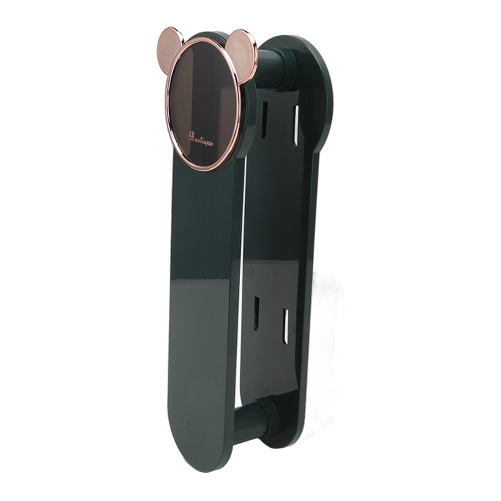 Clothes Hanger Storage Rack Multifunctional Punch Free Hanger Hook Home Balcony Clip Hanger Collector Green — image 3