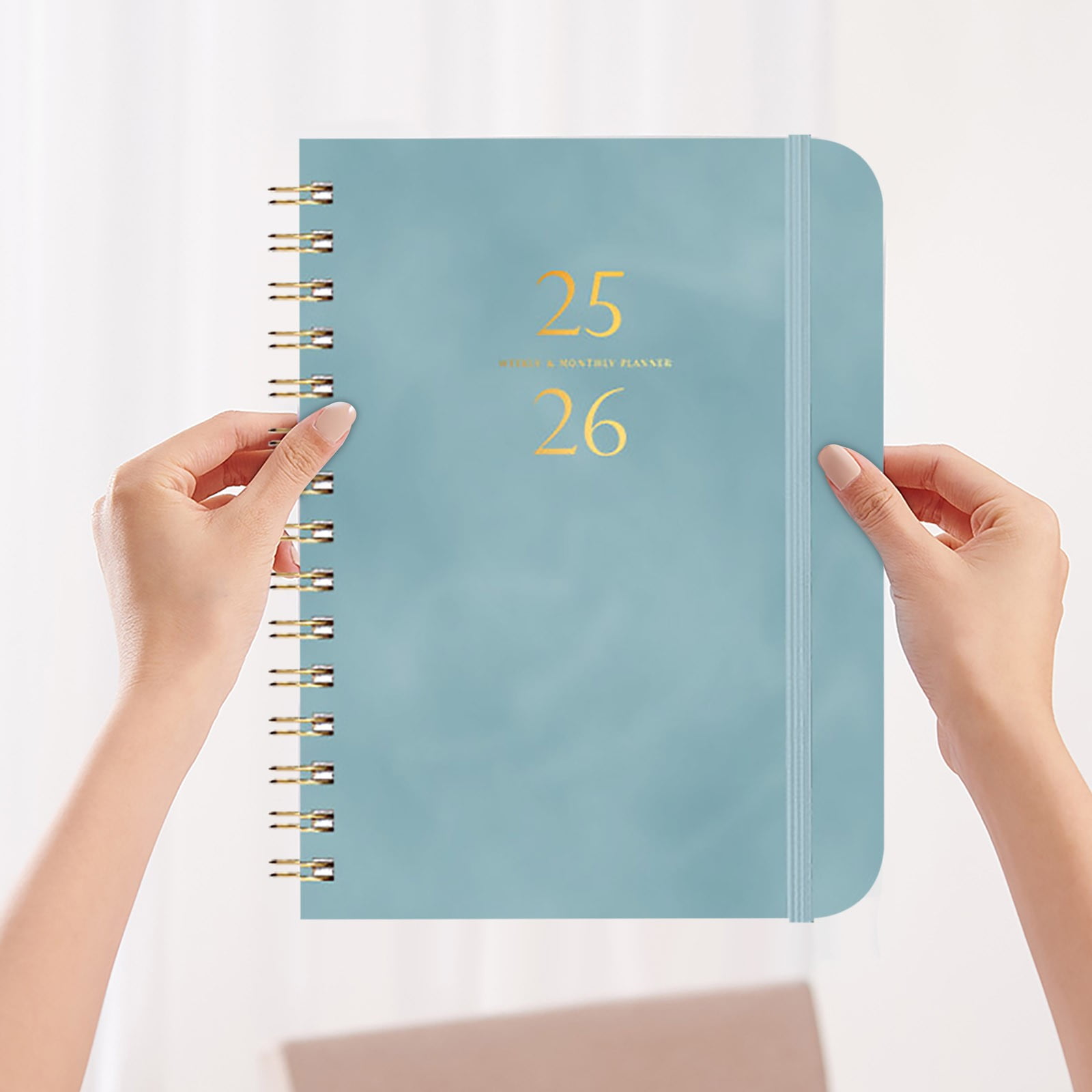 2025-2026 Planner, Academic Planner 2025-2026 from July 2025, June 2026, Weekly & Monthly Planner Spiral Bound with 12 Monthly Tabs Blue โ image 5