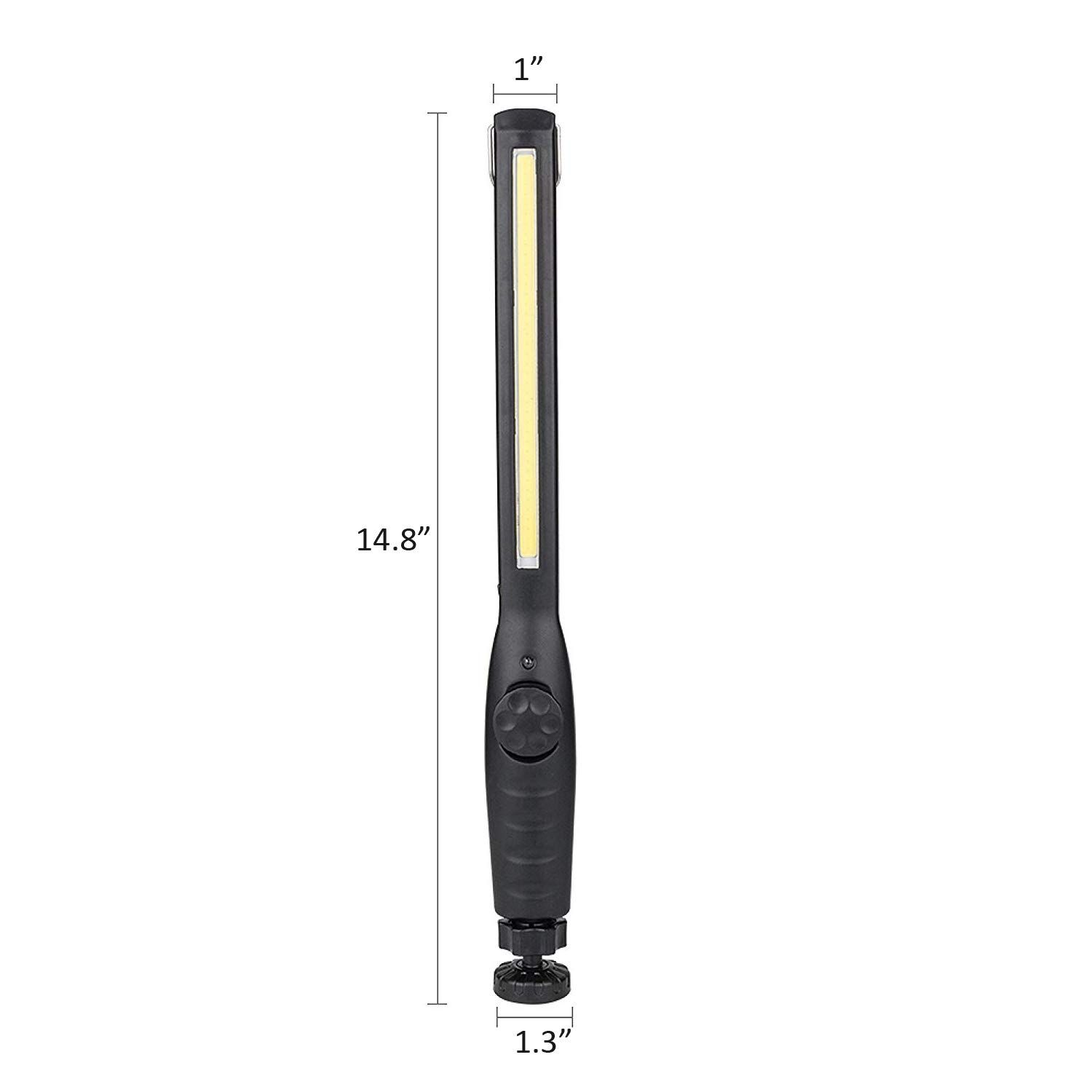 Work Light Rechargeable Work Lights, Slim USB Inspection Light LED Work Lamp with Rotary Switch & 360°Swivel Magnetic Base — image 5