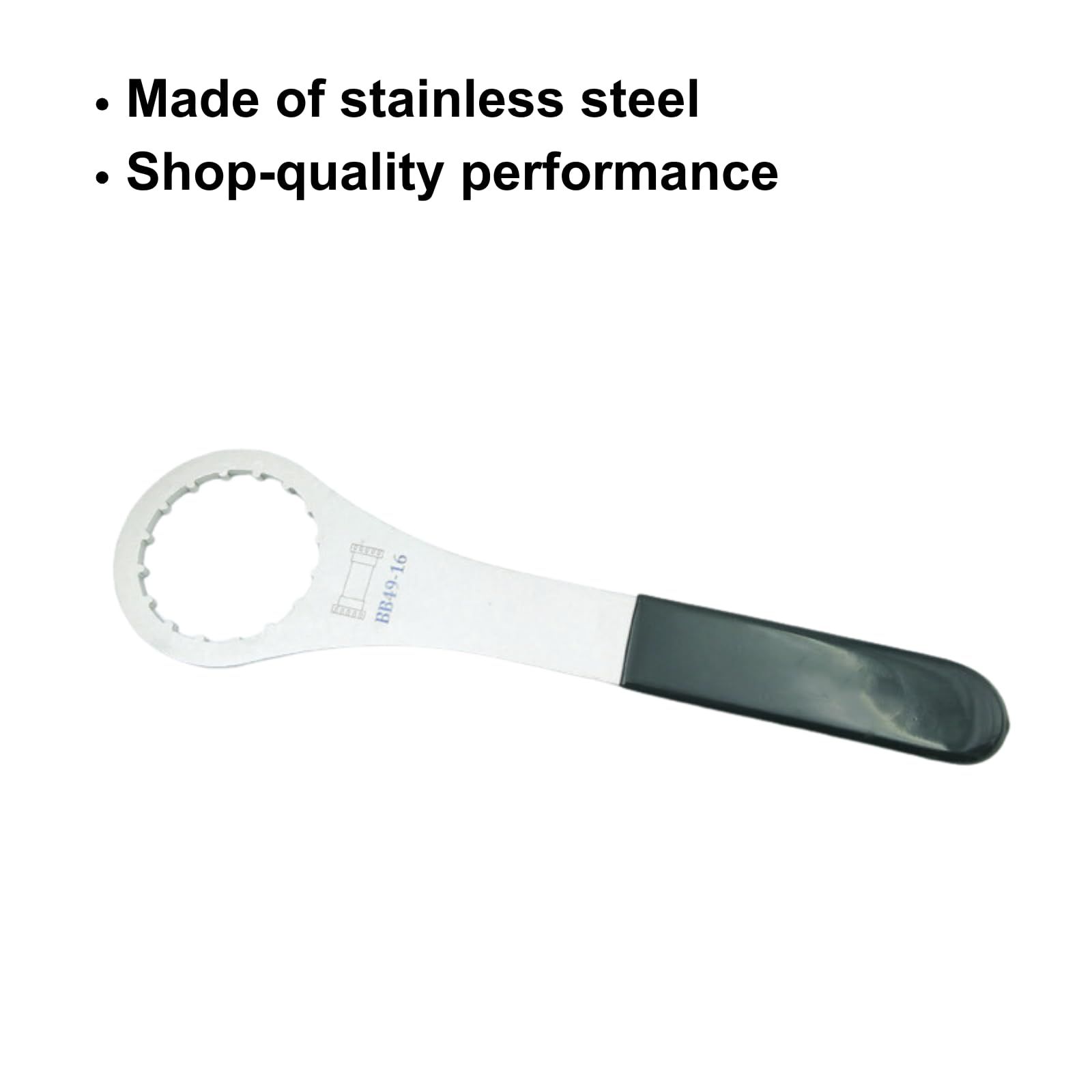 Bottom Bracket Tool for 16-notch 48.5mm and 49.3mm OD Threaded BB, compatible with Some Brands' PF30 threaded-together design โ image 3