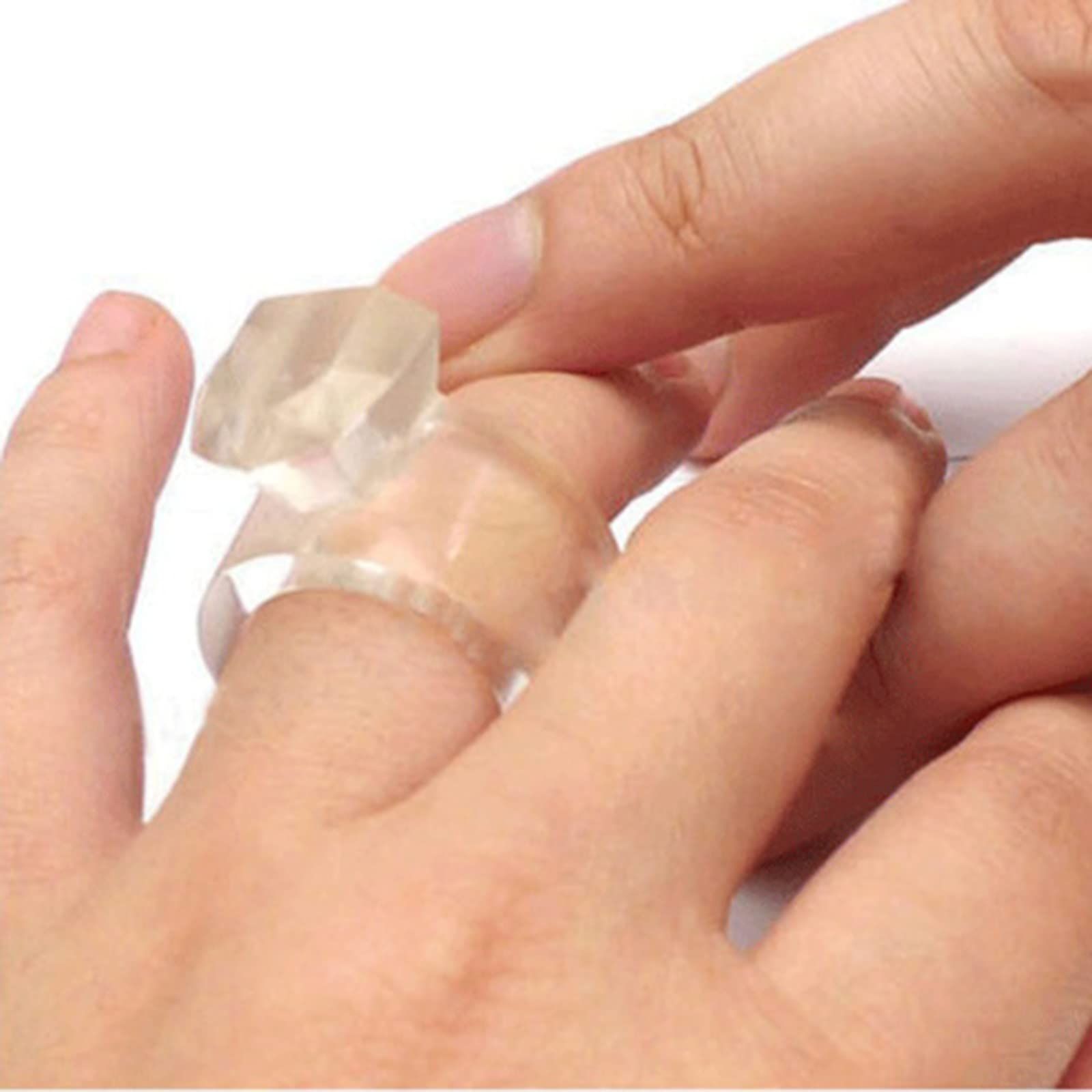 1 Pack Diamond Ring Resin Silicone Epoxy Resin Casting Mold for Jewelry and Pendant Making Valentine’s Day Ideal Gift DIY — image 4
