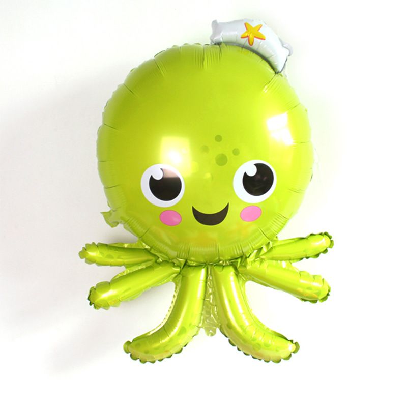 Foil Fish Balloons Decoration Aluminum Sea Creatures Tropical Fish Mylar Self-Sealing Baby Shower Party Pack of 5 โ image 4