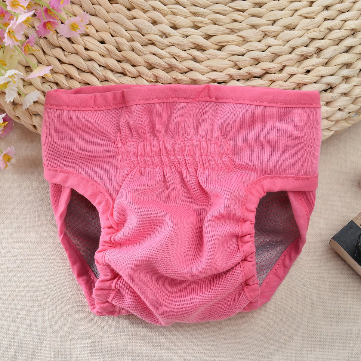 Comfortable Dog Underwear Dog Diapers Pants Male Female to Put On/Off Breathable Physiological Pants Reusable Sanitary Panties for Small to Large Dogs Pet — image 4