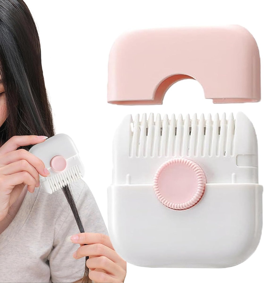 Split End Trimmer - Split End Remover - 2-In-1 Hair Clipper - Hair Trimmer - Hair Remover - Hair Styling Devices - For Head Hair - For Men and Women - Mini
