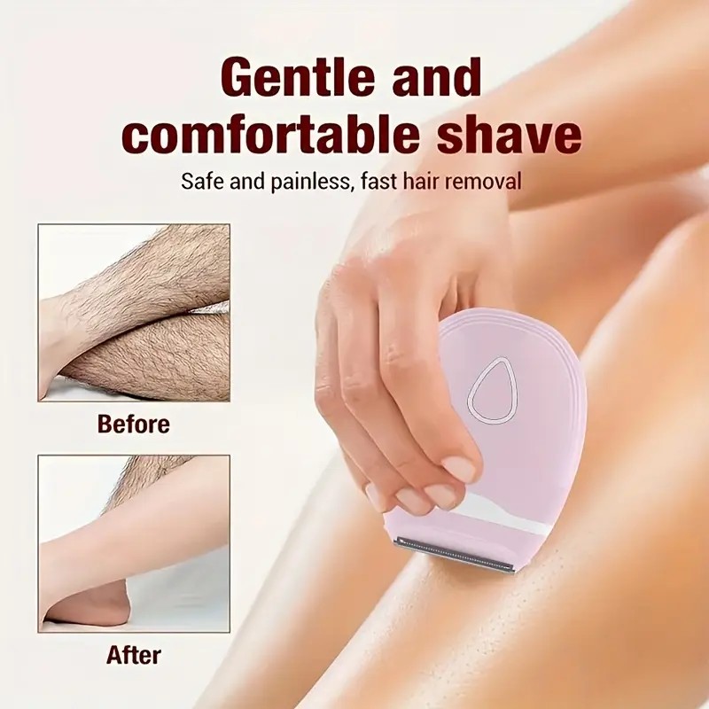 GREEN Women's Electric Hair Remover, Portable Shaver, legs, and underarms, with detachable blade head โ image 4
