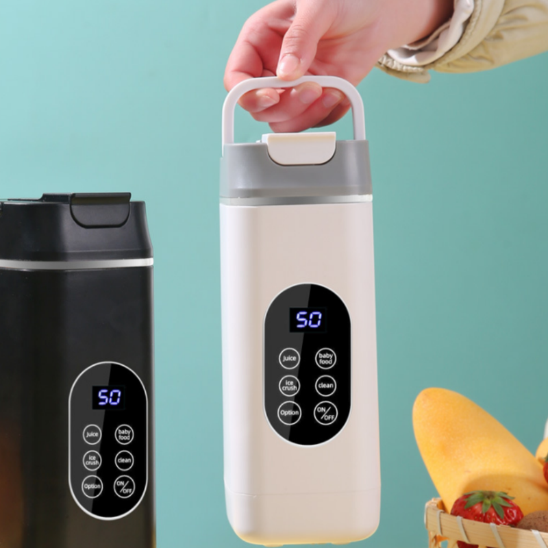 Black Portable Wireless 420ML Blender Bottle (8.7x8.7x23.2CM) - 12-Blade Crushing Power, Self-Cleaning, USB Rechargeable for Juices & Smoothies β image 6