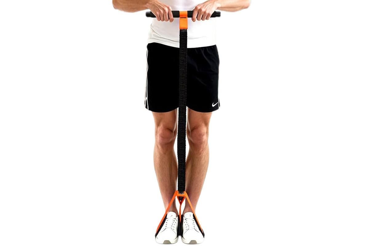 Pedal Resistance Band with Handle Home Exercise 55lbs — image 3