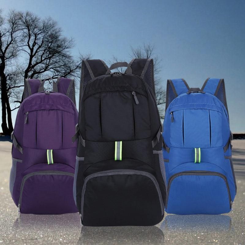 35L Light Foldable Outdoor Sports Backpack Camping Hiking Travel Bag - Rose Red — image 5
