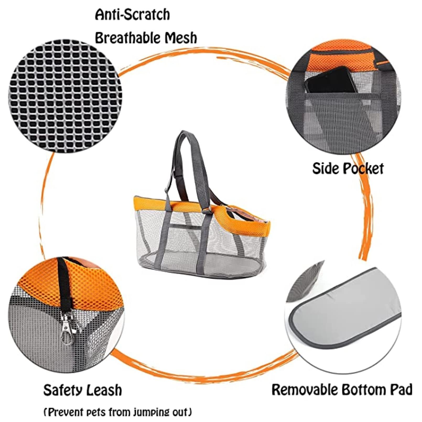 Pet Carrier Bag, Dog Purse, Cat Carrier Pet Handbag, Breathable Mesh Design for Small Dogs and Cats, Lightweight Panoramic Pet Bag โ image 3