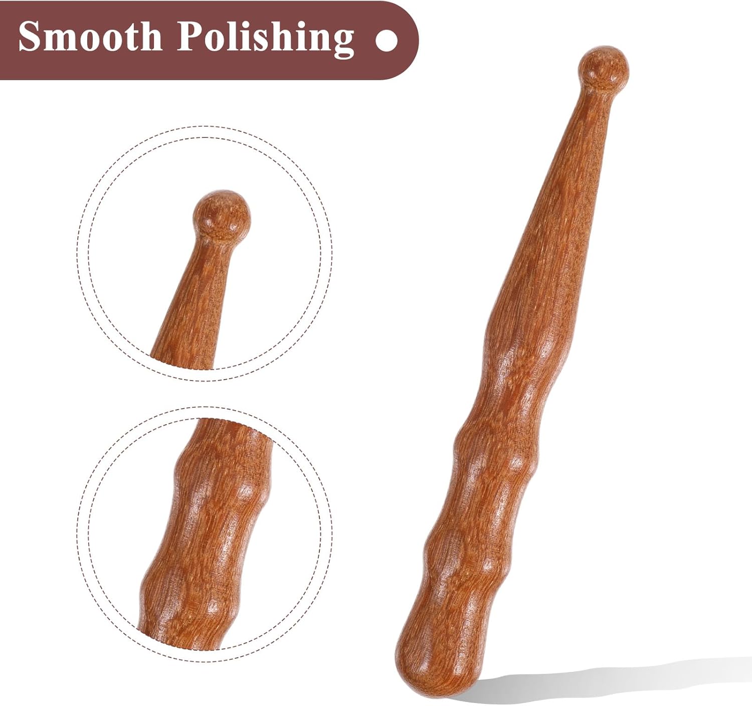 Massage Pen,Wooden Massage Tools Acupressure Pen Pressure Point Tool for Relaxing Body Hand Foot — image 5