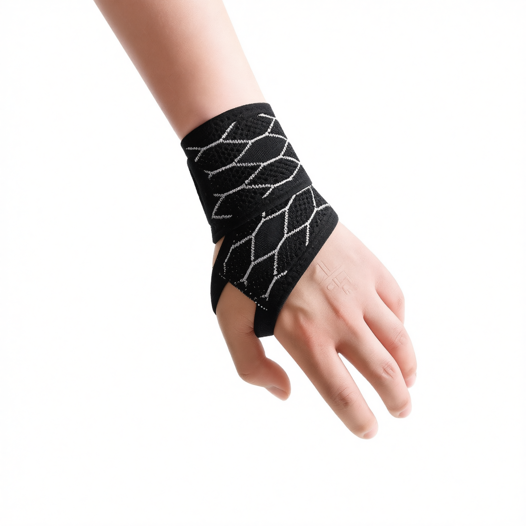 Wristband Sports Compression Brace Polyester Charming purple - one pair [breathable and no marks] One Size — image 2