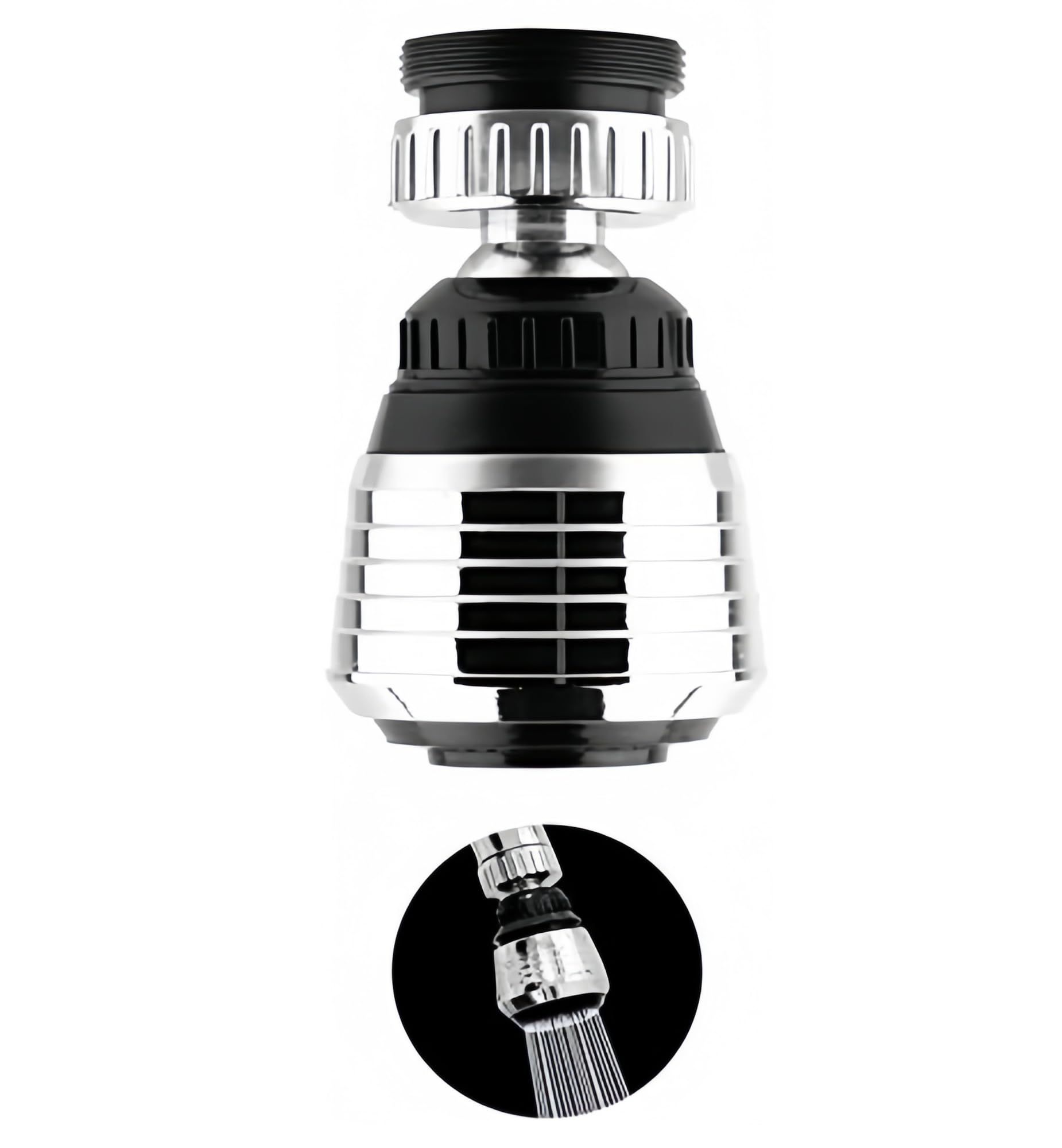 360 Degree Swivel Faucet Aerator Deluxe Water Saving Faucet Sprayer Water Saving Bubbler Pressurized Faucet Filter Kitchen Accessories