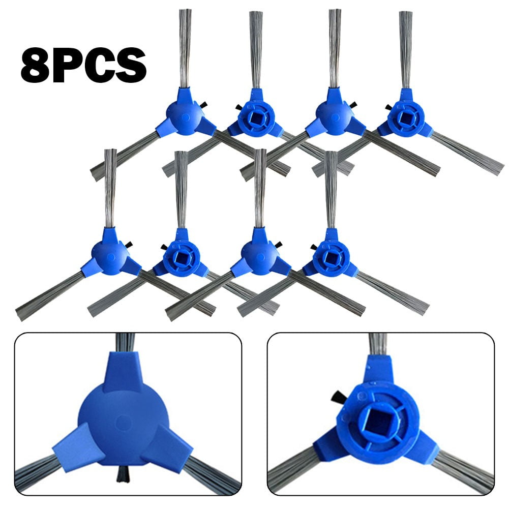 8Pcs Side Brushes For Ionvac Smartclean 2000 Robovac Vacuum Cleaner Household Vacuum Cleaner Brush Replace Attachment As Shown — image 4