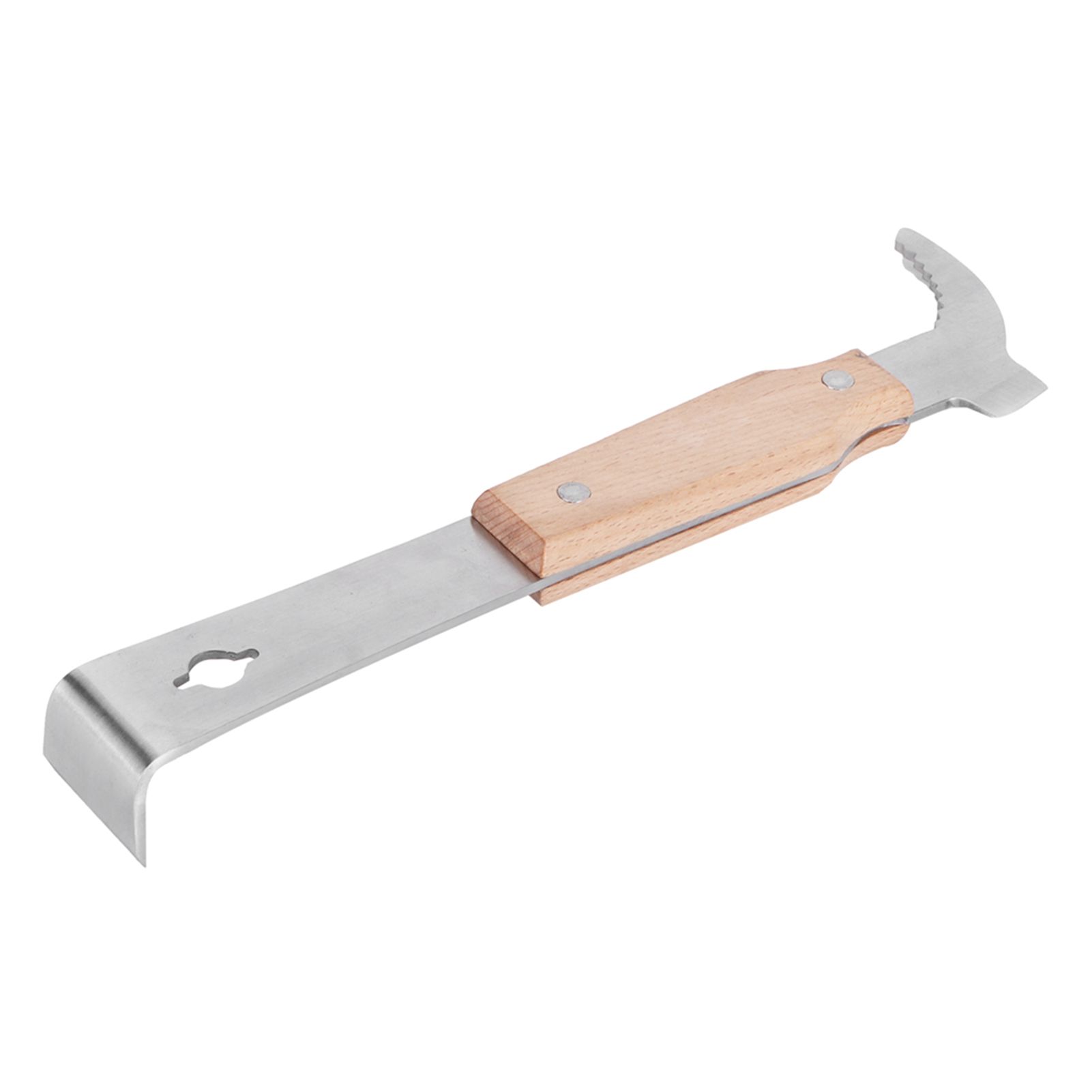 Honey Scraper Stainless Steel Beehive Honey Knife Cutter with Wood Handle Beekeeping Tool — image 2