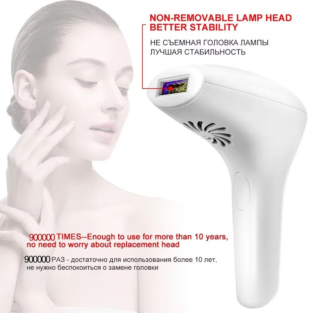 IPL Laser Hair Removal Handset for Women & Men - 900,000 Flashes Home Use Hair Remover Device for Face Body Bikini & Underarms - Painless & Effective Reduction — image 2