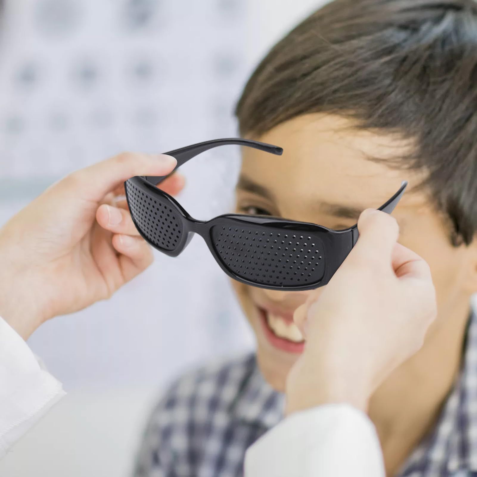 Assistive correction of vision - Rice nail porous cross-border glasses - Three hole five hole full hole glasses โ image 2