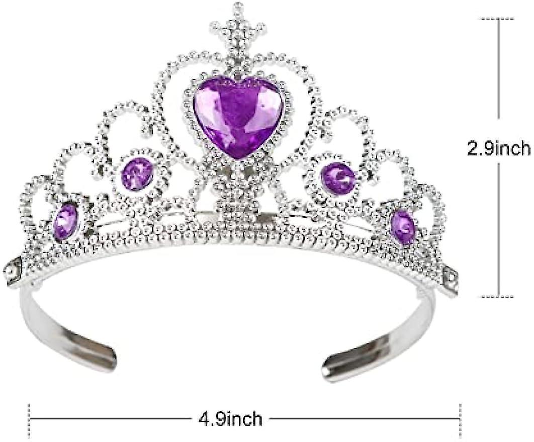 Girls Princess Dress Up Set Costume Babies Tiara Necklace Halloween Party Supplies — image 4