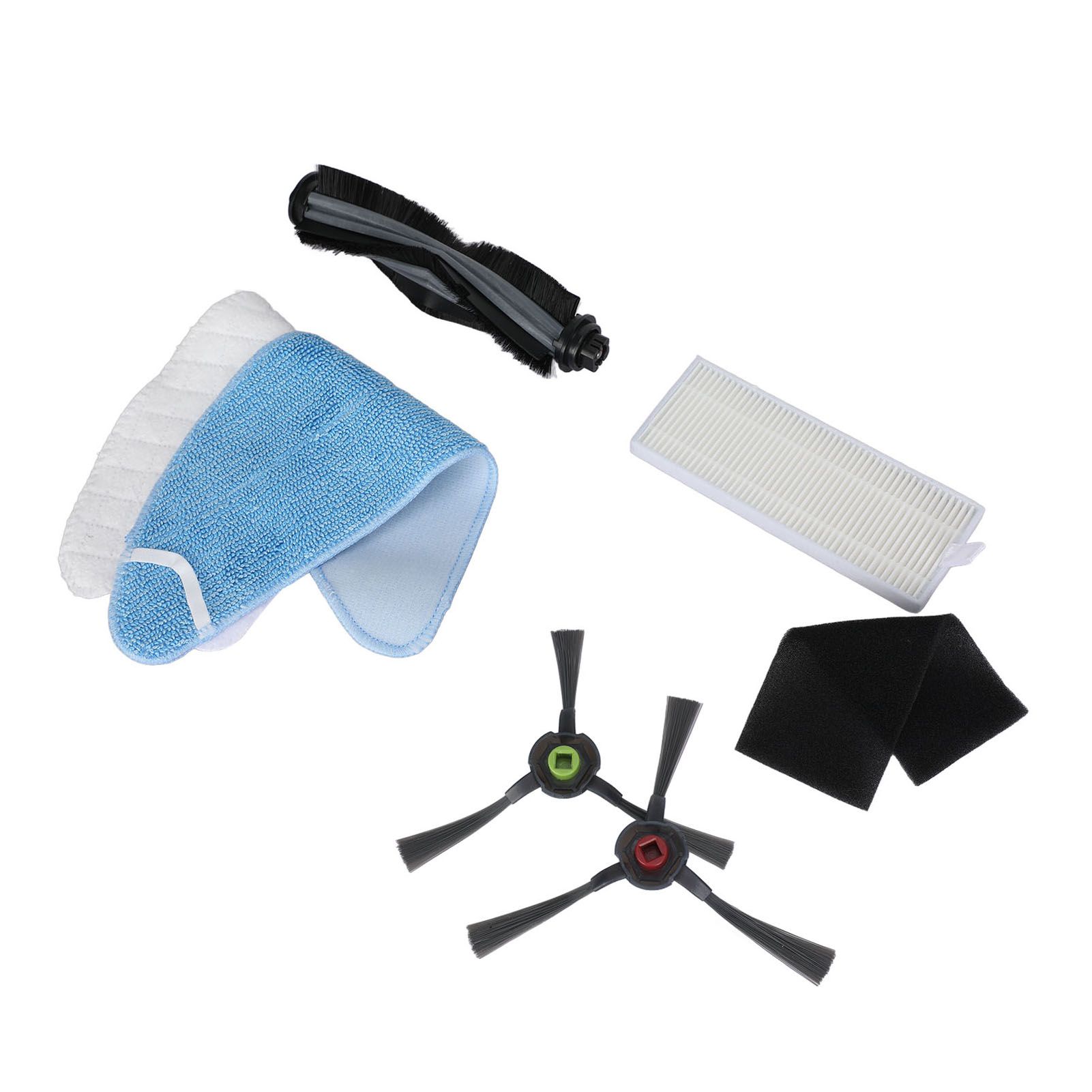 Sweeper Accessories Set Washable Mop Disposable Mop Rolling Brush Side Brush Filter Screen for Yeedi K650 โ image 2