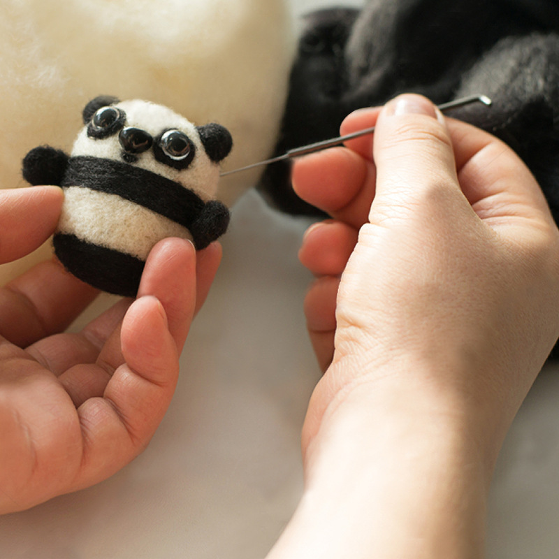 Wool Felt Needle Felting Kit - DIY Craft Set for Creative Making — image 4