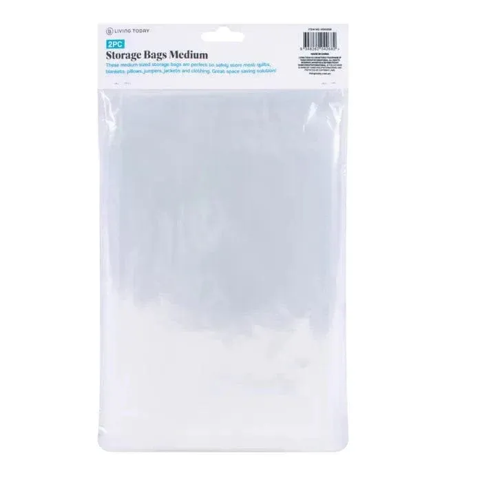 2 Pcs Livingtoday Vacuum Compression Storage Bags Medium โ image 2
