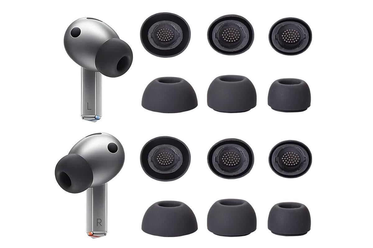 12Pcs Silicone Ear Tips for Samsung Galaxy Buds3 Pro Earbud Covers-Black โ image 6