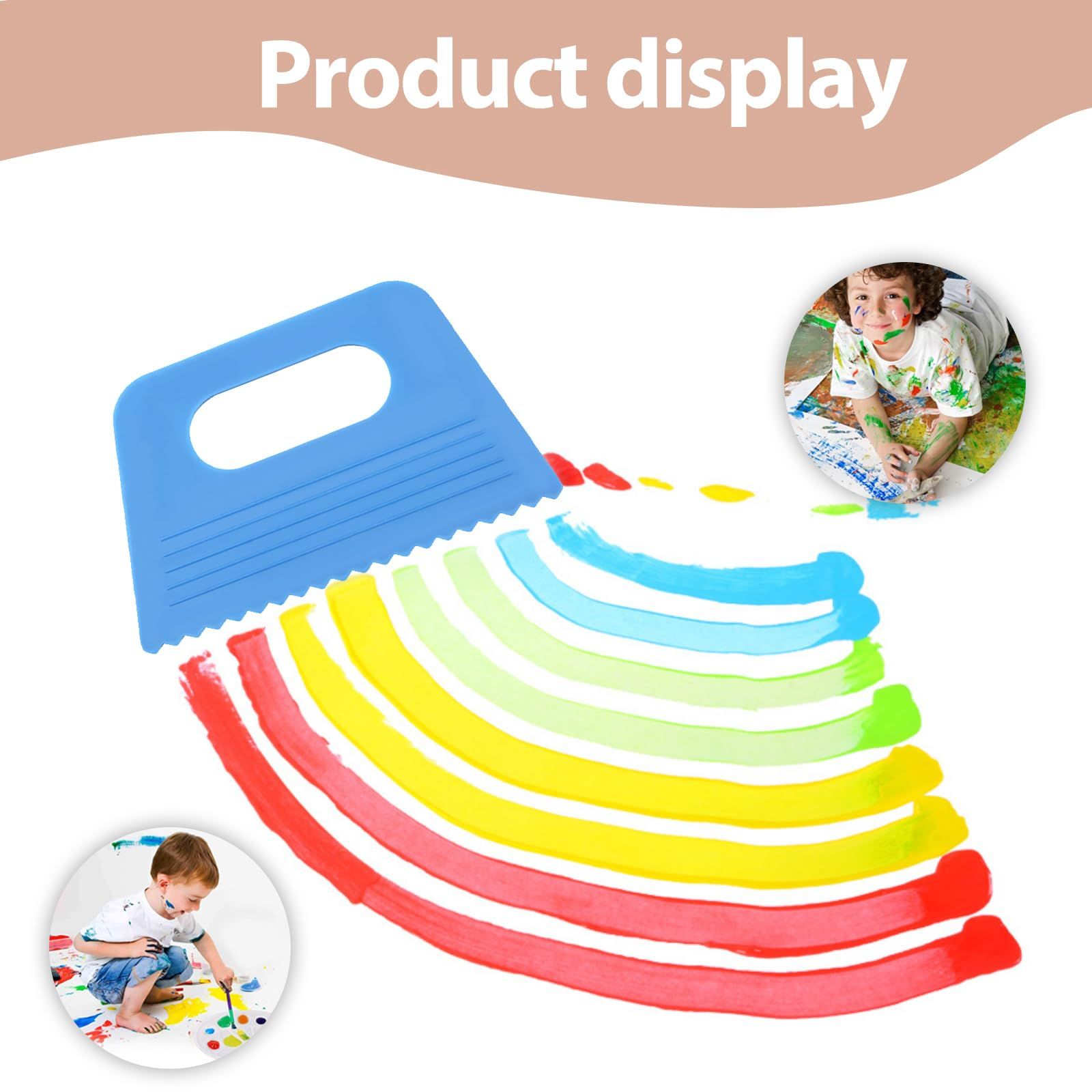 4Pcs Texture Tools for Plaster Art Paint Scrapers Kit for Arts and Crafts DIY Graffiti Oil Painting and Drawing Kids' Play Early โ image 2