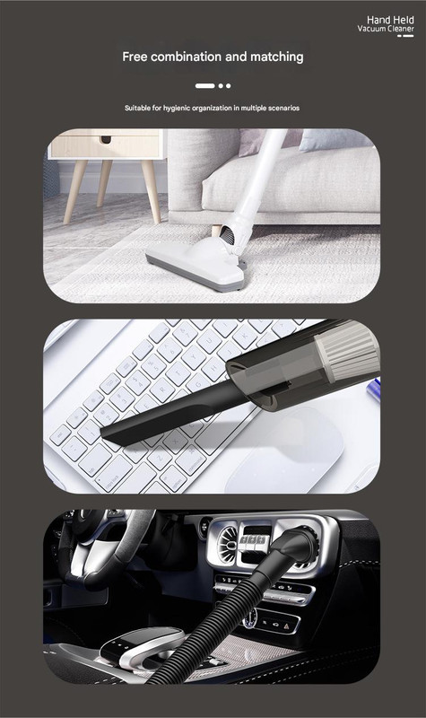 Cordless 2-in-1 Handheld & Stick Vacuum Cleaner with Detachable Water Tank & Dust Mite Remover(white) — image 6