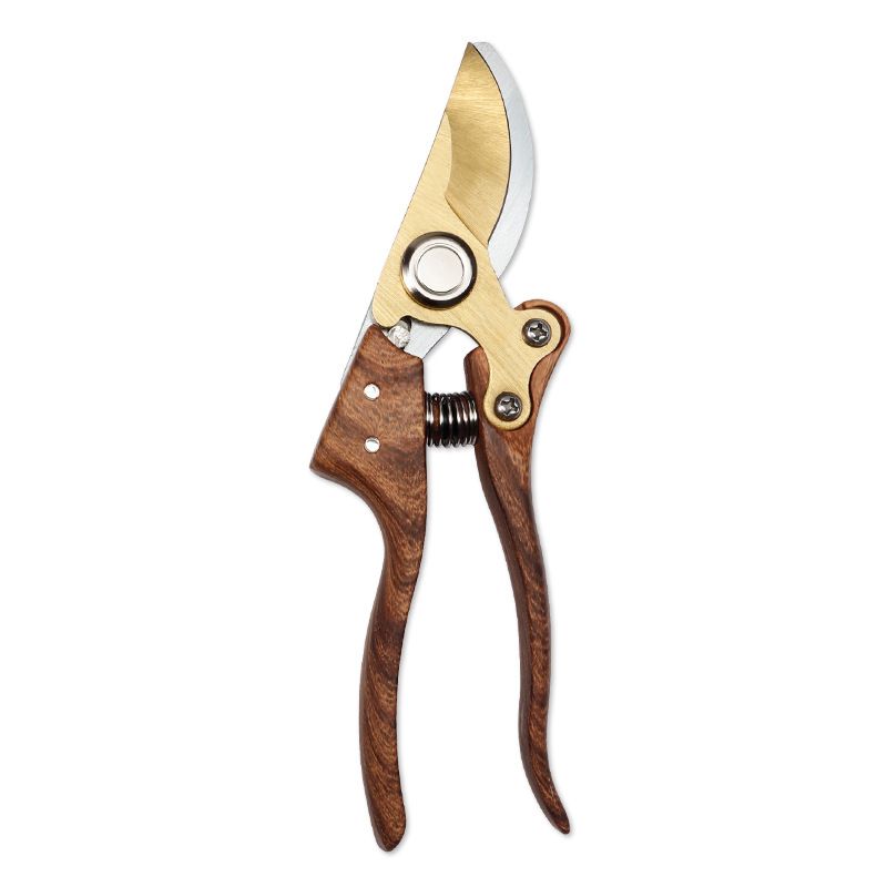 Gardening, Flower scissors Florist clippers, Hand Held Pruners for Gardening Heavy Duty, Pruning shears for garden (Wood grain) — image 4