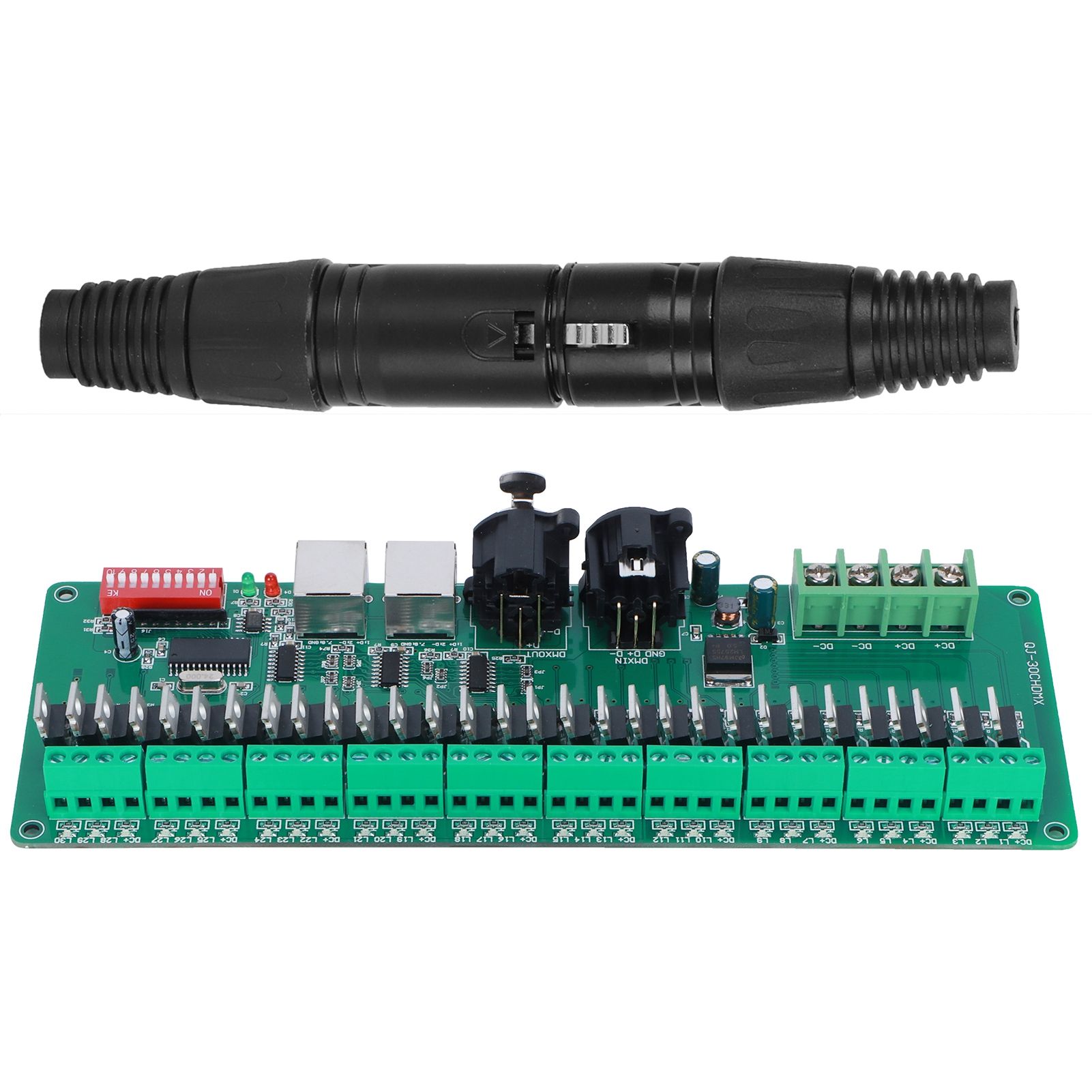 30CH DMX512 Constant Decoder LED Controller Decoder for LED Strip Light Stage Bar Supplies 5-24V