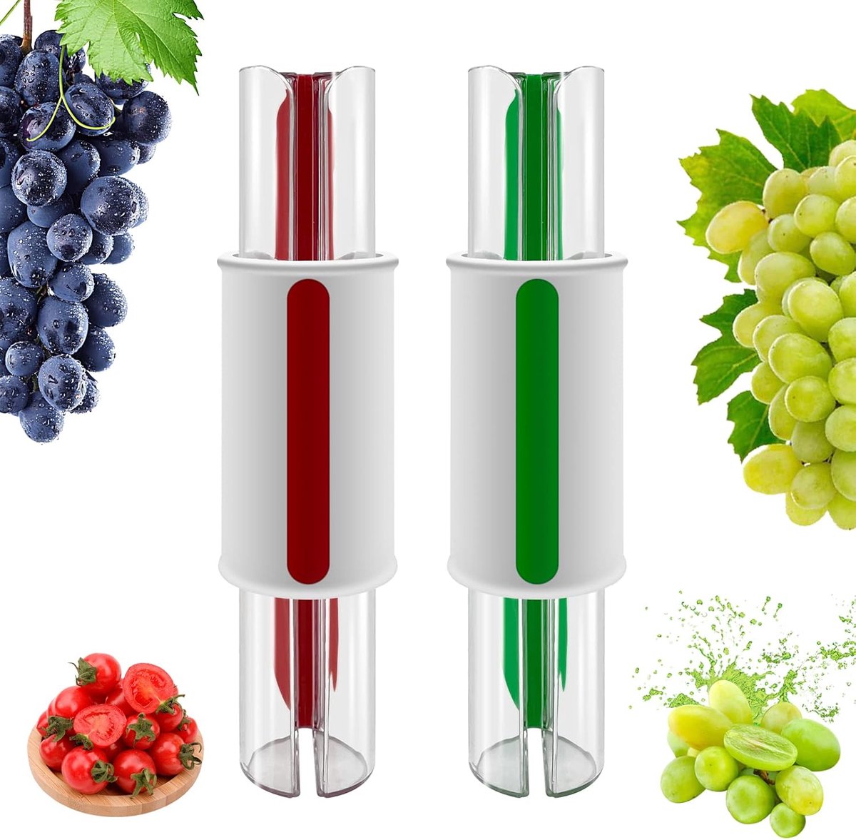 2-Piece Slicer - Tomato Slicer - Fruit Slicer - Grape Cutter - Strawberry Slicer - Salad Slicer - Multifunctional Slicer - Kitchen Utensil - Kitchen Tool — image 6